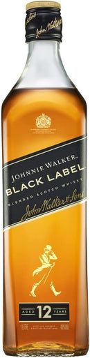 WHISKY JOHNNIE WALKER BLACK LABEL 12 ANOS 1L