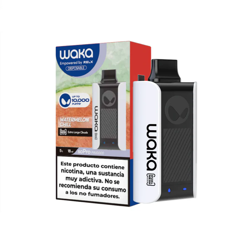 CAIXA WAKA 10.000 PUFFS - 10 UNIDADES