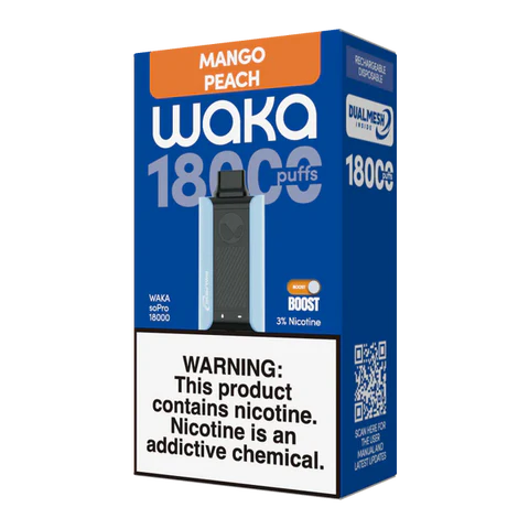 CAIXA WAKA 18.000 PUFFS – 10 UNIDADES
