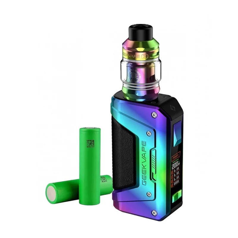 GEEKVAPE L200 + 02 BATERIAS + MR. FREEZE 100 ML (03 MG)