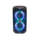 Caixa de Som Portátil JBL Partybox 110, LED, 160W RMS, Bluetooth, Á Prova de Respingos, Preto