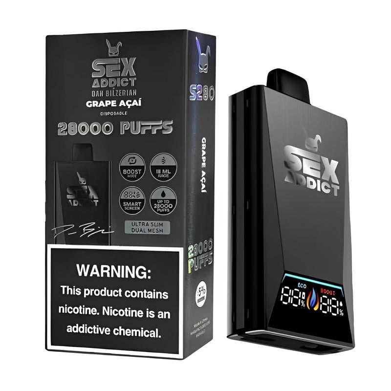 CAIXA IGNITE SEX ADDICT S280 (28.000 PUFFS) - 10 UNIDADES