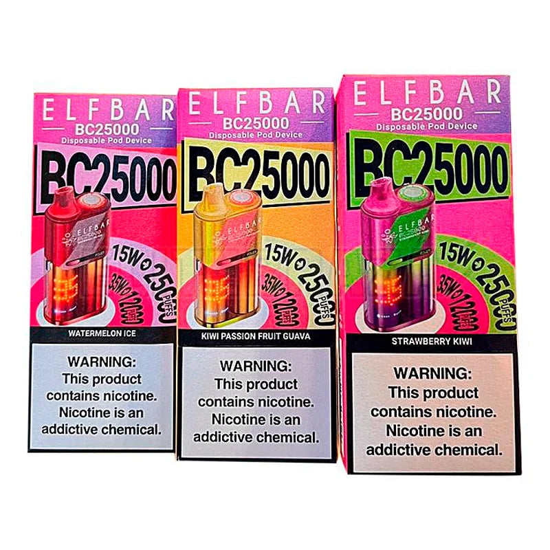 CAIXA ELFBAR BC 25.000 - 10 UNIDADES